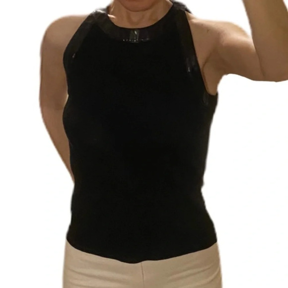 INC‎ Black Sleeveless Top​ - Picture 7 of 9
